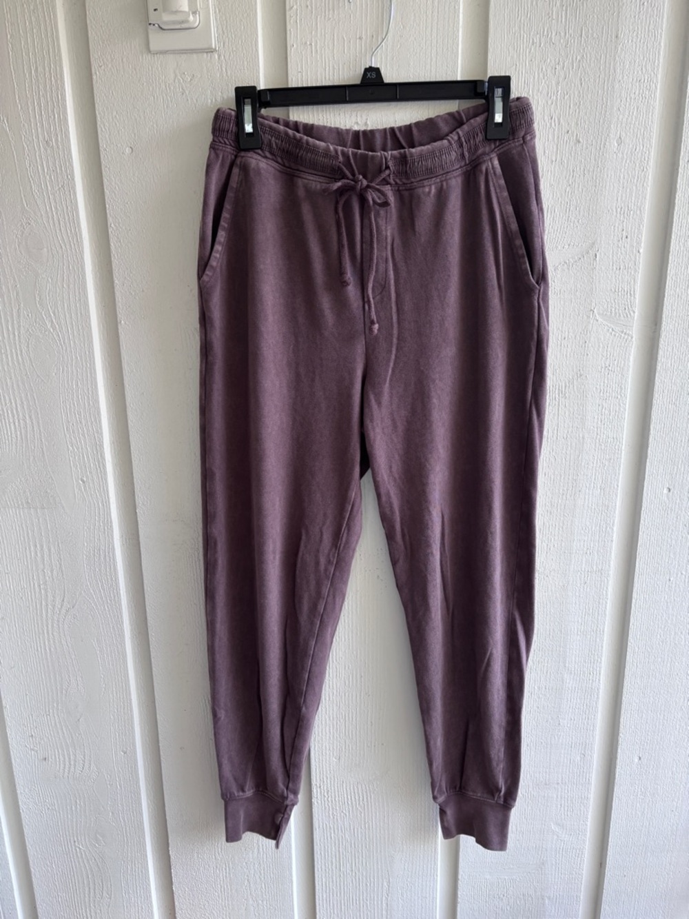 aerie Plum/brown Drawstring Joggers - Deep Mauve